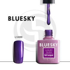 Гель-лак №488 Luxury Silver 10 мл, BLUESKY