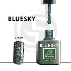 Гель-лак №639 Luxury Silver 10 мл, BLUESKY