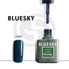 Гель-лак №645 Luxury Silver 10 мл, BLUESKY