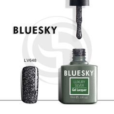 Гель-лак №648 Luxury Silver 10 мл, BLUESKY