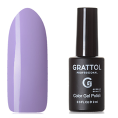 Гель-лак №12 Color Gel Polish Pastel Violet 9 мл, Grattol