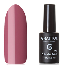 Гель-лак №24 Color Gel Polish Dusty Purple 9 мл, Grattol