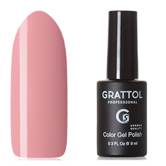 Гель-лак №44 Color Gel Polish Light Pink 9 мл, Grattol