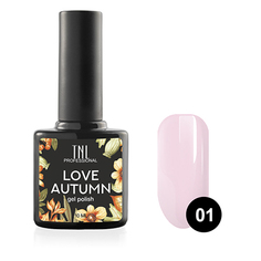 Гель-лак №01 Розовый Love autumn 10 мл, TNL