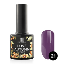 Гель-лак №21 Пурпурный Love autumn 10 мл, TNL