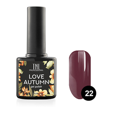 Гель-лак №22 Рубиновый Love autumn 10 мл, TNL