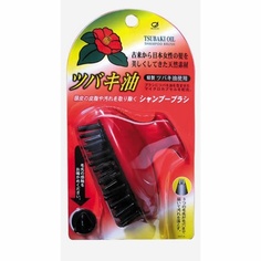 Щетка массажная tsubaki oil scalp cleansing brush с маслом японской камелии No Brand