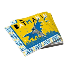 Бумажные салфетки ND Play Batman для праздника, желтые, 33х33 см, 20 шт.