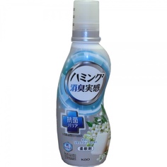 Кондиционер для белья KAO humming feeling gentle soap с ароматом цветочного мыла, 530 мл КАО