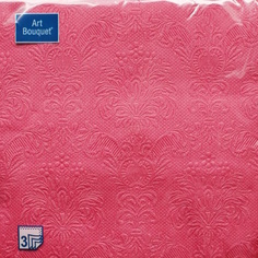 Набор из: 1. Салфетки бумажные трехслойные Барокко. Бордовый x 4 шт. Мята