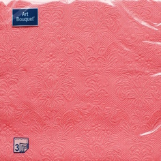 Набор из: 1. Салфетки бумажные трехслойные Барокко. Античный розовый x 4 шт. Мята