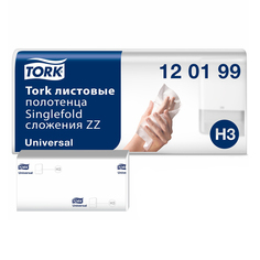 Бумажные полотенце Tork H3 Universal Singlefold листовые 1-слойные 250 шт.