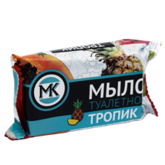 Туалетное мыло МК "Тропик" в цветной обертке, 90 г Мыловаренная Компания