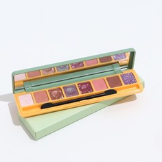 Набор теней для век с жемчужным блеском, 8 цветов La mei la