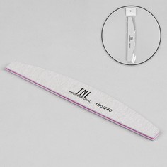 Пилка-наждак, абразивность 180/240, 18 см, цвет серый TNL Professional