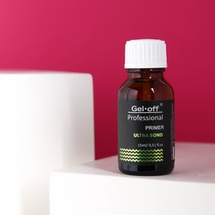 Праймер для ногтей GEL-OFF Professional "Ultra bond" бескислотный, с липким слоем, 15 мл