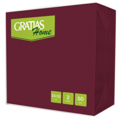 Салфетки бумажные Gratias Home 2 слоя 33 х 33 см 50 шт