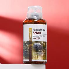 FarmStay Очищающая вода FarmStay, с экстрактом муцина улитки, 500 мл