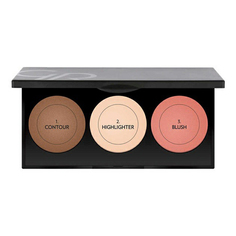 Набор декоративной косметики Golden Rose Metals Sculpting Palette 4,5 г х 3 шт