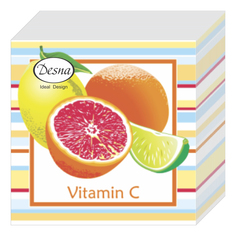 Салфетки бумажные Vitamin C 1 слой 24 х 24 см 40 шт No Brand