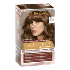 Крем-краска для волос LOreal Paris Excellence Creme оттенок 6U универсальный темно-русый