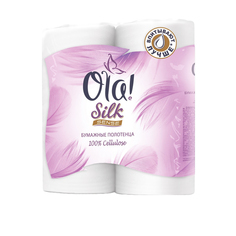 Полотенца бумажные Ola! Silk Sense, 2 слоя, 2 рулона (3 шт) No Brand