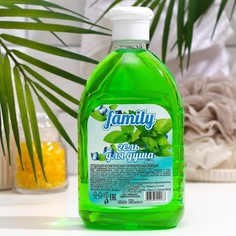 Гель для душа FAMILY Мята, 500 мл (флип-топ) No Brand
