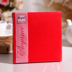 Салфетки бумажные Bouquet Colour красные, 33х33, 2 слоя, 20 листов No Brand