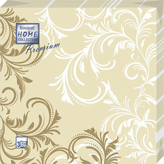 Салфетки бумажные Bouquet Home Collection Premium Грация 3 сл 40 х 40 см 20 шт