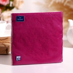 Салфетки бумажные Art Bouquet Ягодный Барокко, 33х33, 3 слоя, 16 листов