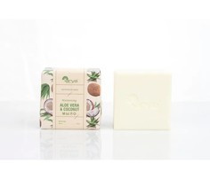 Мыло Arya с Ароматом 227 гр Aloe Vera & Coconut Белый