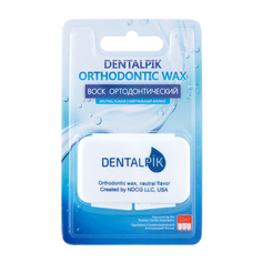Воск для брекетов Dentalpik Orthodontic Wax, нейтральный, прозрачный