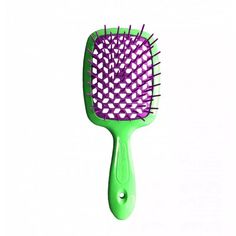 Щетка для волос Janeke Superbrush фиолетовый/зеленый