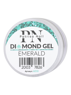 Гель для дизайна Patrisa Nail Diamond Gel Emerald