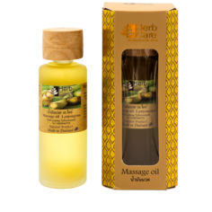 Натуральное массажное масло для тела HerbCare с лемонграссом 85 мл