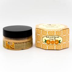 Спа-скраб для тела HERBCARE солевой с апельсином 100 г