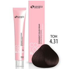 Крем-краска для волос Sergio Professional 4.31 коричневый золотисто-пепельный
