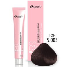 Крем-краска для волос Sergio Professional 5.003 светло-коричневый натуральный карамельный