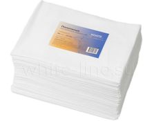 Полотенца White line 45х90 пачка вафельный белый №50