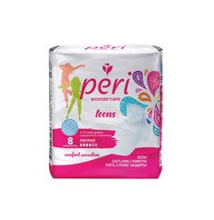 Прокладки Peri гигиенические 8 Teens Normal сетка