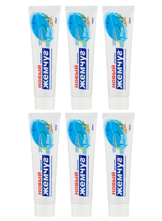 Комплект Новый Жемчуг Зубная паста Сила моря 100 мл х 6 шт