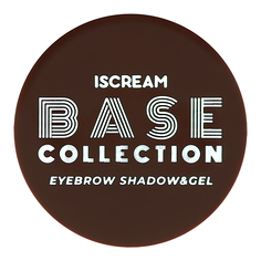 Тени и гель для бровей Iscream Base 2 в 1 тон 01 dark taupe