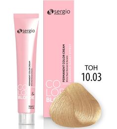 Крем-краска Sergio professional Color&Blonde для окрашивания волос 10.03 очень светлый бло