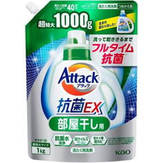 Жидкое средство для стирки KAO Attack Antibacterial EX с антибактериальным эффектом 1000 г КАО