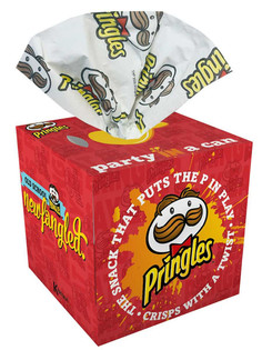 Салфетки бумажные World Cart выдергушки Pringles с рисунком 3-х слойные 56 шт