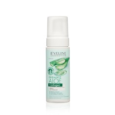 Пенка для умывания Eveline Очищающе - успокаивающая Organic Aloe collagen 150мл