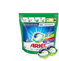 Капсулы для стирки Ariel гель Color Всё-в-1 45 шт