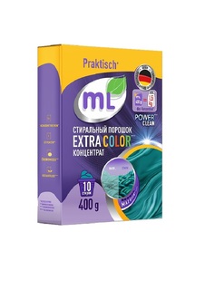 Стиральный порошок Meine Liebe Extra color концентрат 400 г 2 шт