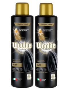 Комплект Woolite Premium Dark Гель для стирки белья и одежды 900 мл х 2 шт