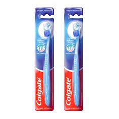 Комплект Зубная щетка Colgate Массажер мягкая 2 шт.